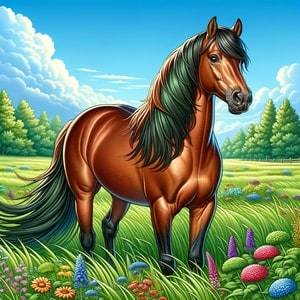 Desenhos de Cavalo para colorir