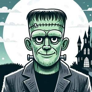 Desenhos de Frankenstein para colorir