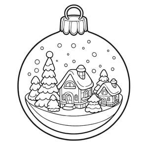 Bola de Natal da aldeia
