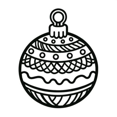 Bola de Natal tradicional