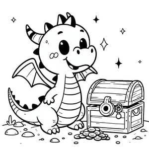 Dragão que guarda seu tesouro