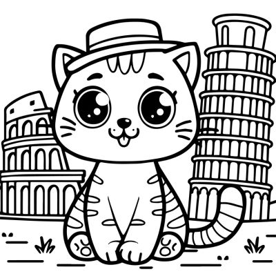 Gato na Itália